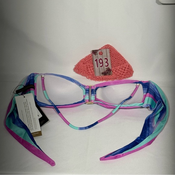 Vix PaulaHerManny NWT Mani Square Bandeau Multi - Picture 15 of 16